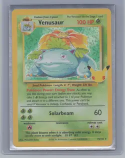 Pokemon TCG - Venusaur - Celebrations: Classic Collection - 15/102 - Image 1