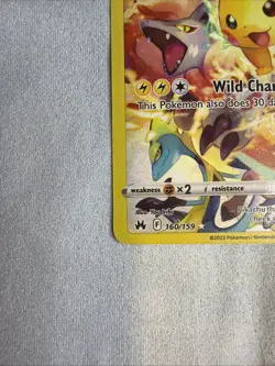 Pokemon TCG Pikachu Secret Rare 160/159 - NM - Crown Zenith - Image 5