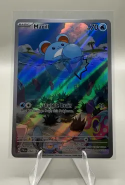 Marill 204/193 Illustration Rare Paldea Evolved Pokemon NM - Image 1