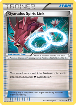 Gyarados Spirit Link - 101/122 - BREAKpoint - Reverse Holo - NM/M - BKP - Image 3
