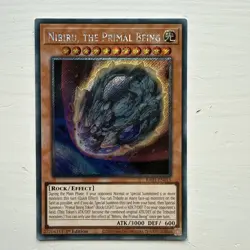 Nibiru, the Primal Being RA01-EN015 Platinum Secret Rare 1st Edition Mint Yugioh - Image 1