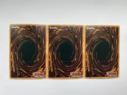 3 x DoomZ VII Seven - Elara DOOD-EN010 Super Rare 1st Edition YuGiOh Playset NM - Image 2