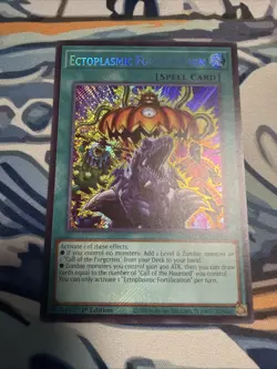 Yugioh Ectoplasmic Fortification Secret Rare MZMU-EN008 Near Mint - Image 1