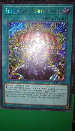 Yu-Gi-Oh! TCG Ectoplasmic Fortification (Secret Rare) MZMU - Image 1