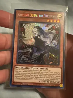 Guiding Quem, the Virtuous RA04-EN043 - Secret Rare NM Yugioh - Image 1