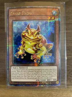 Yugioh! LP Swap Frog - RA03-EN005 - Quarter Century Secret Rare - 1st Edition - Image 1