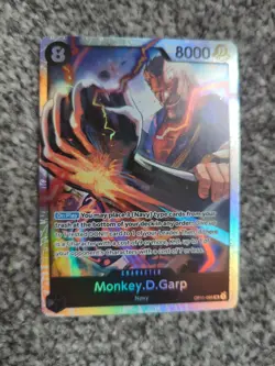 ONE PIECE - MONKEY D. GARP - OP11-095 - SUPER RARE - ENG A FIST OF DIVINE SPEED - Image 1