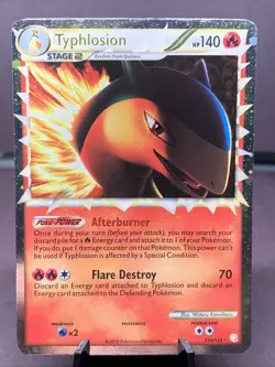 Pokemon TCG Typhlosion (Prime) 110/123 Heartgold & Soulsilver Ultra Rare Holo - Image 1
