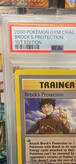 Pokemon Gym challenge 1st edition Brock's protection PSA 10 - Image 2