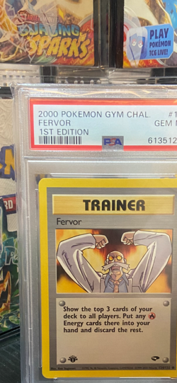 Pokemon Gym challenge 1st edition fervor PSA 10 - Image 2