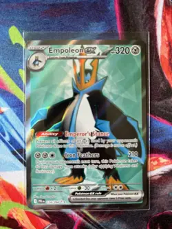 Pokemon TCG Empoleon EX Stage 2 Me02 Phantasmal Flames Secret Rare Holo 114/119 - Image 1