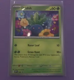 Pokemon SV Scarlet & Violet Promo Oddish 102 Promo English TCG - Image 1