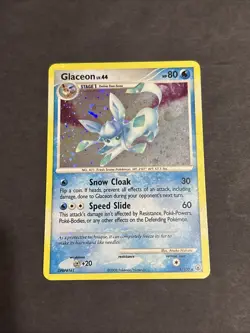 Glaceon 5/100 Majestic Dawn Holo Bleed Error/Swhirl Pokemon TCG - Image 1