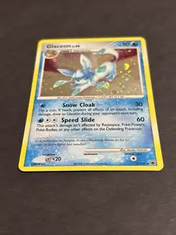 Glaceon 5/100 Majestic Dawn Holo Bleed Error/Swhirl Pokemon TCG - Image 2