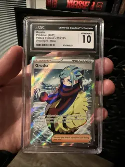 CGC 10 Grusha 2023 Pokemon Paldea Evolved Grusha Full Art Trainer #253/193 - Image 2