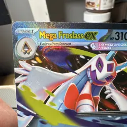 Pokemon Mega Froslass EX Full Art Holo Double Rare ASC 047/217 - Image 2