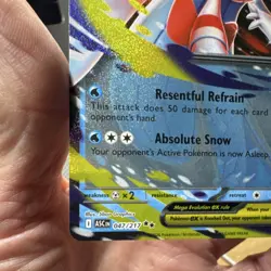 Pokemon Mega Froslass EX Full Art Holo Double Rare ASC 047/217 - Image 4