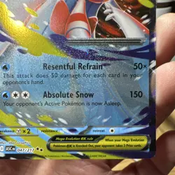 Pokemon Mega Froslass EX Full Art Holo Double Rare ASC 047/217 - Image 5