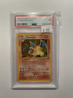 1999 POKEMON GAME #4 CHARIZARD - HOLO --- PSA 7 - Image 1