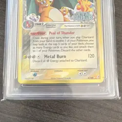 Pokemon Charizard EX 4/100 Crystal Guardians Reverse Holo Rare PSA 3 - Image 4