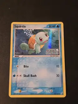 Squirtle 63/100 Wartortle 42/100 Reverse Holos Pokemon EX Crystal Guardians - Image 2