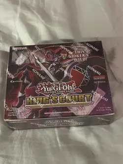 Yu-Gi-Oh! - King's Court Booster Box - 1st Edition - Factory Sealed - Image 1