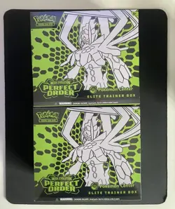 2x Pokemon Perfect Order Pokemon Center ETB Elite Trainer Box Brand New Sealed - Image 1