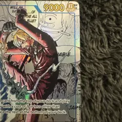 2025 One Piece English PRB02 Sanji Manga Alternate Art OP06-119 - Image 3