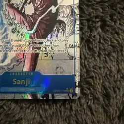 2025 One Piece English PRB02 Sanji Manga Alternate Art OP06-119 - Image 4