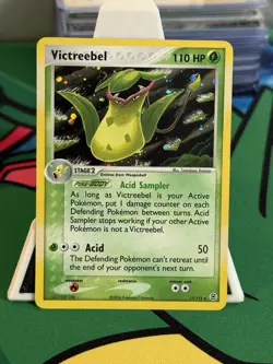 2004 Pokemon EX Fire Red Leaf Green Victreebel Rev Holo 17/112 Card - Image 1