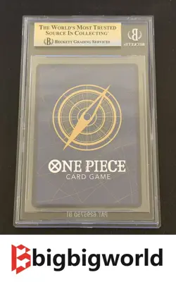 One Piece Card Game Monkey D Luffy P-036 Pre-Release Winner OP03 Promo BGS10 - Image 2