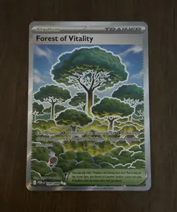 Pokemon Forest of Vitality 109/088 Trainer Stadium Rare Holo Card TCG 2026 - Image 1
