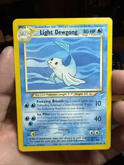 Pokemon TCG Light Dewgong Neo Destiny Card 45/105 Unlimited Uncommon - Image 1