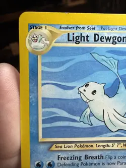 Pokemon TCG Light Dewgong Neo Destiny Card 45/105 Unlimited Uncommon - Image 5
