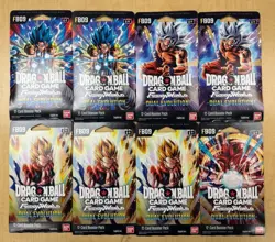 Dragon Ball Super Fusion World Dual Evolution FB09 Card Game 8 Booster Pack Lot - Image 1