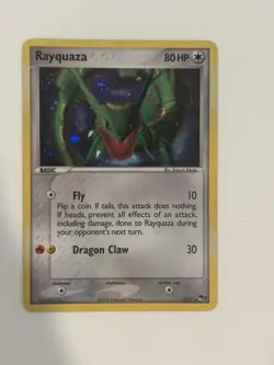 Pokemon Rayquaza 003/017 POP Series 1 2006 Rare Holo Dragon Card - Image 1