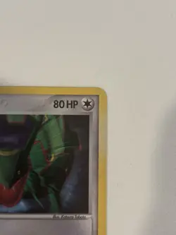 Pokemon Rayquaza 003/017 POP Series 1 2006 Rare Holo Dragon Card - Image 2