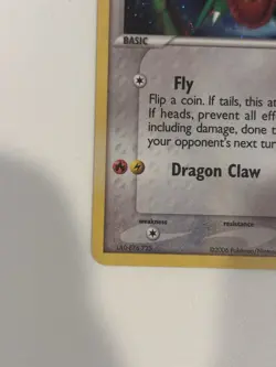 Pokemon Rayquaza 003/017 POP Series 1 2006 Rare Holo Dragon Card - Image 4