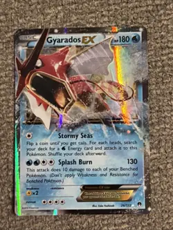 Pokemon Gyarados EX Breakpoint Ultra Rare Holo Card 26/122 Pokemon TCG HP 180 MP - Image 1
