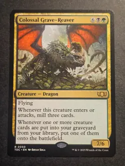 Colossal Grave-Reaver R Commander: Tarkir: Dragonstorm 0050 NM - Image 1
