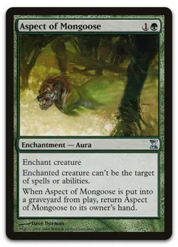 Aspect of Mongoose #191 (NM) Time Spiral TSP Magic MTG - Image 1