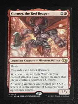 MTG Foundations Jumpstart Gornog, the Red Reaper Anime 0049 NM Rare - Image 1