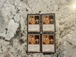 Mtg Seal Of Cleansing x4 - Magic the Gathering Seal Of Cleansing Played - Image 1