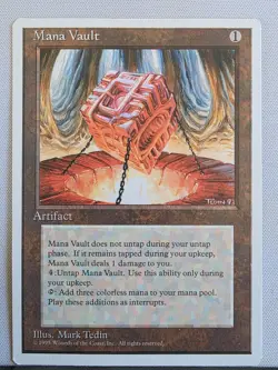 Mana Vault 4th Edition NM, MTG - Image 1