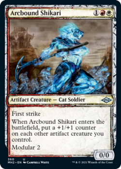 ARCBOUND SHIKARI x4 ~mtg NM-M Modern Horizons 2 Unc SHOWCASE Sketch - Image 1