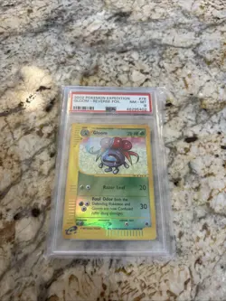 2002 POKEMON EXPEDITION #78 GLOOM-REVERSE FOIL PSA 8 - Image 1