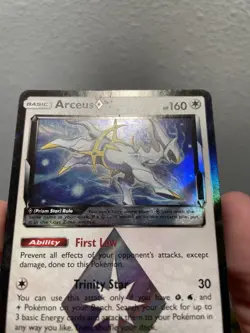 Pokemon TCG: Arceus 96/131 Prism Star Rare Holo Sun & Moon Forbidden Light - LP - Image 3