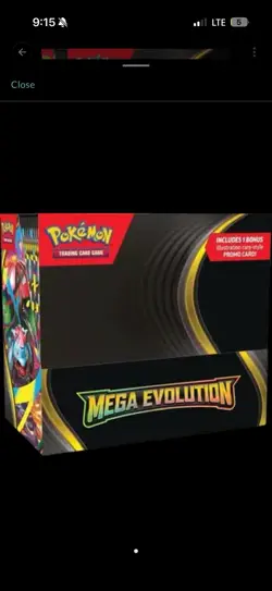 Pokemon Mega Evolution Sealed Box with Bonus Promo Card - Image 1
