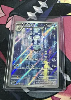 Poliwhirl 176/165 Illustration Rare SV: Scarlet & Violet 151 NM Pokemon TCG Holo - Image 1