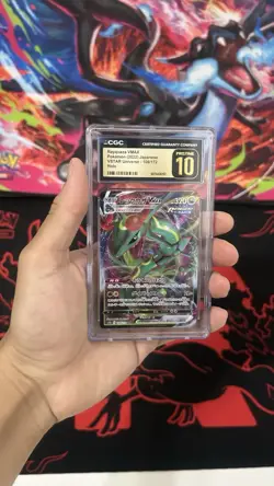 Pokemon Rayquaza VMAX Triple Rare Holo CGC Pristine 10 Vstar Universe 108/172 J… - Image 1